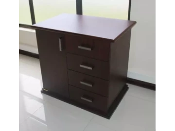 Mahogany office drawer